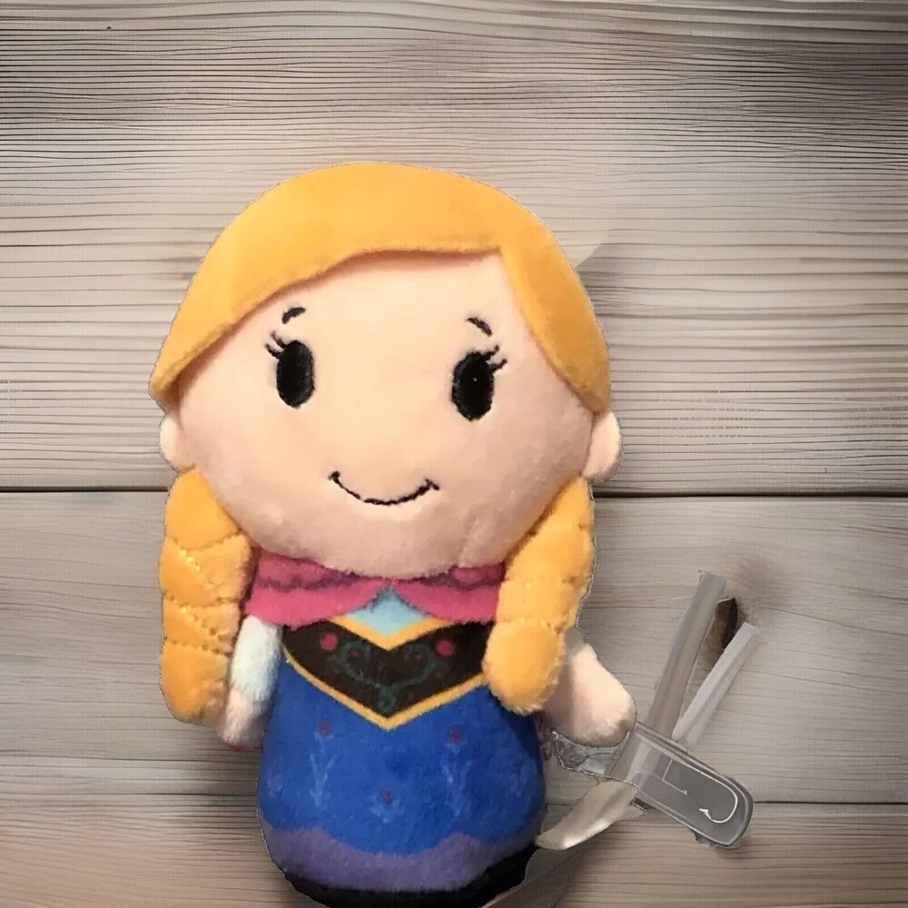 Hallmark Itty Bittys Disney Frozen Anna Stuffed Animal Plush Doll Toy Mini 4"